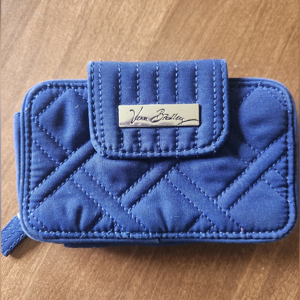 Vera Bradley Blue Quilted Wallet